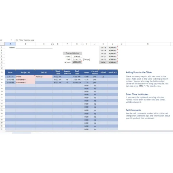 432 Sets Microsoft Excel Templates : Business Financial Invoices | Planner | Time Sheet | Payroll | Chart - Image 6