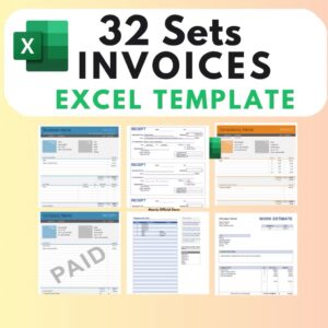 32 Invoices Excel Templates